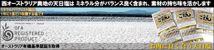 お肉に良く合う天日塩
