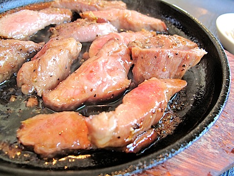 キンモクセイ風味・イベリコ豚ステーキ