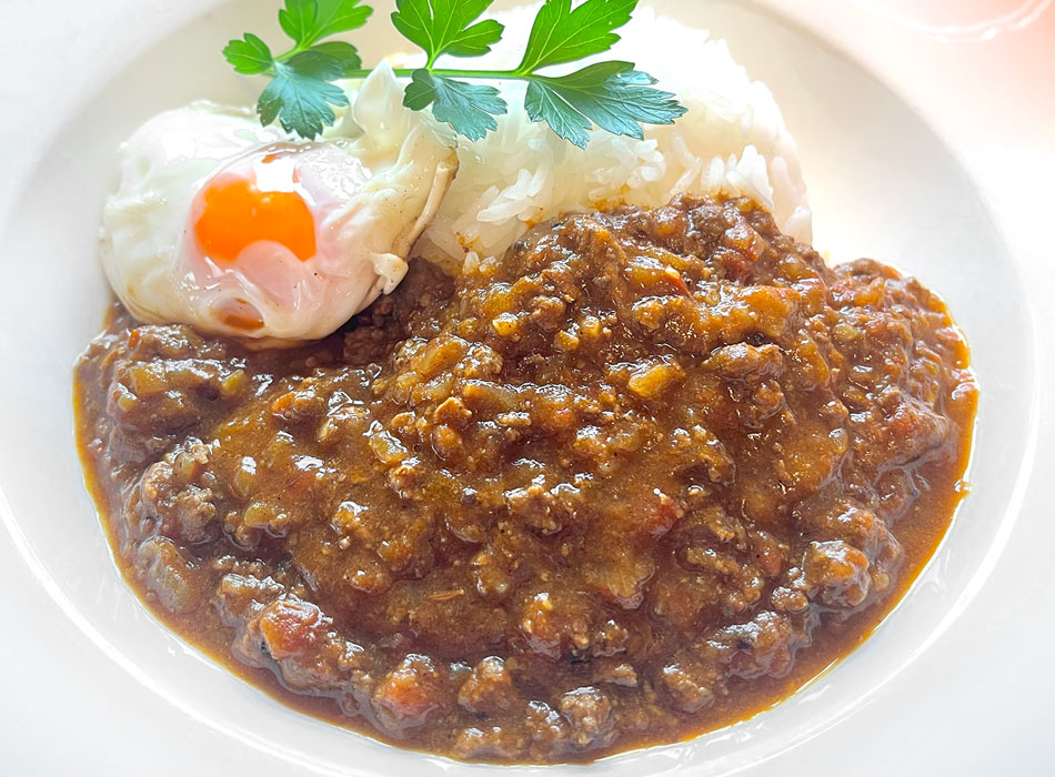 牛挽肉のキーマカレー♪