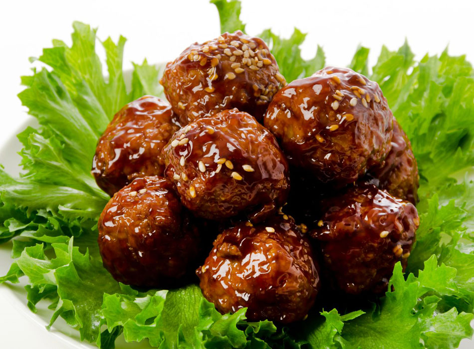 こちらは肉感しっかり旨味たっぷりのミートボール！