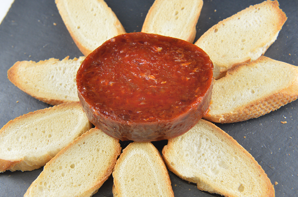 ソブラサーダをほんのりオーブンで温めると風味が一段と立ちます。