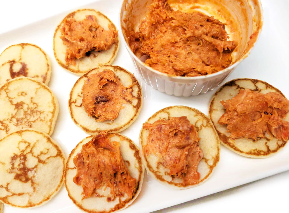 スプレッドチーズと相性抜群！一緒に混ぜて、ミニブリニやバケットに乗せて美味しく頂けます。