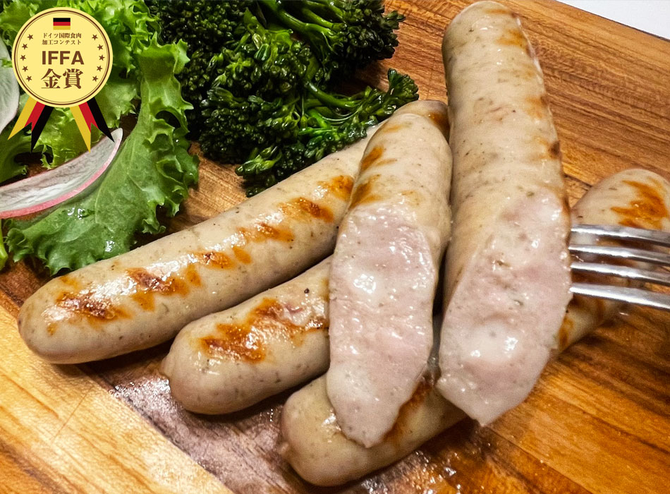 一口で感じる濃厚なチーズの風味豊かな生ソーセージ♪ジューシーで味わい深い美味しさです！